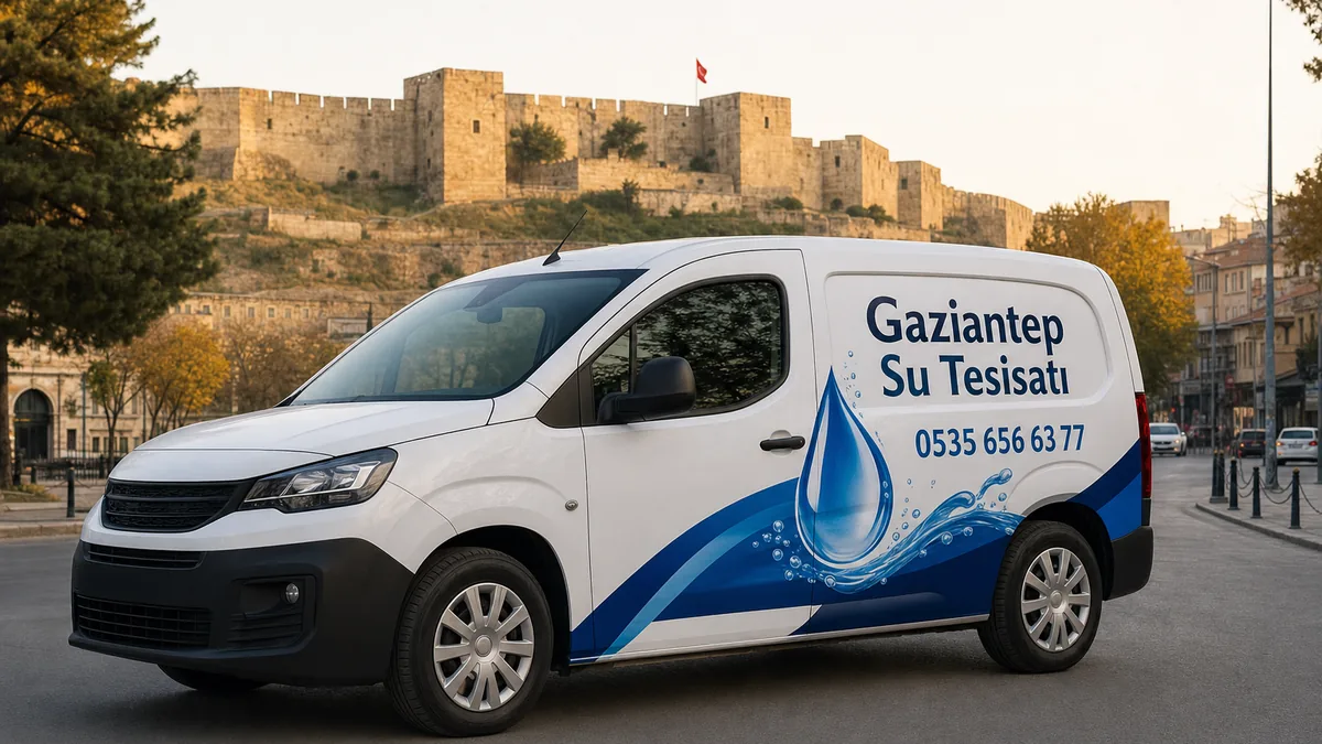 Gaziantep Su Tesisatı servis aracı
